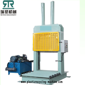Automatic Plastic Baled Roll PE LDPE Film/Rubber Hydraulic Guillotine Cutter 