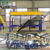 Plastic PET PP PE Sinking Floating Washing Sorting Separation Recycling Line with color separator