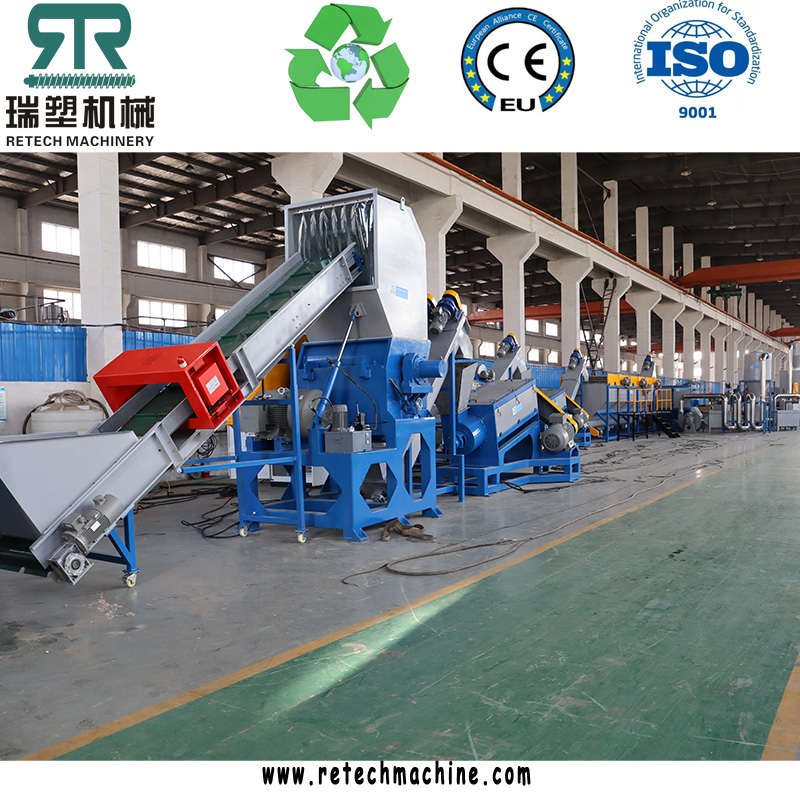 Plastic PP PE Film Woven Bag Recycling Washing Line