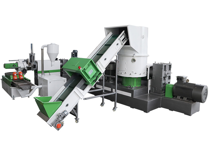 Polyolefin POF Heat Shrinkable Film Recycling Pelletizing Granulating Line