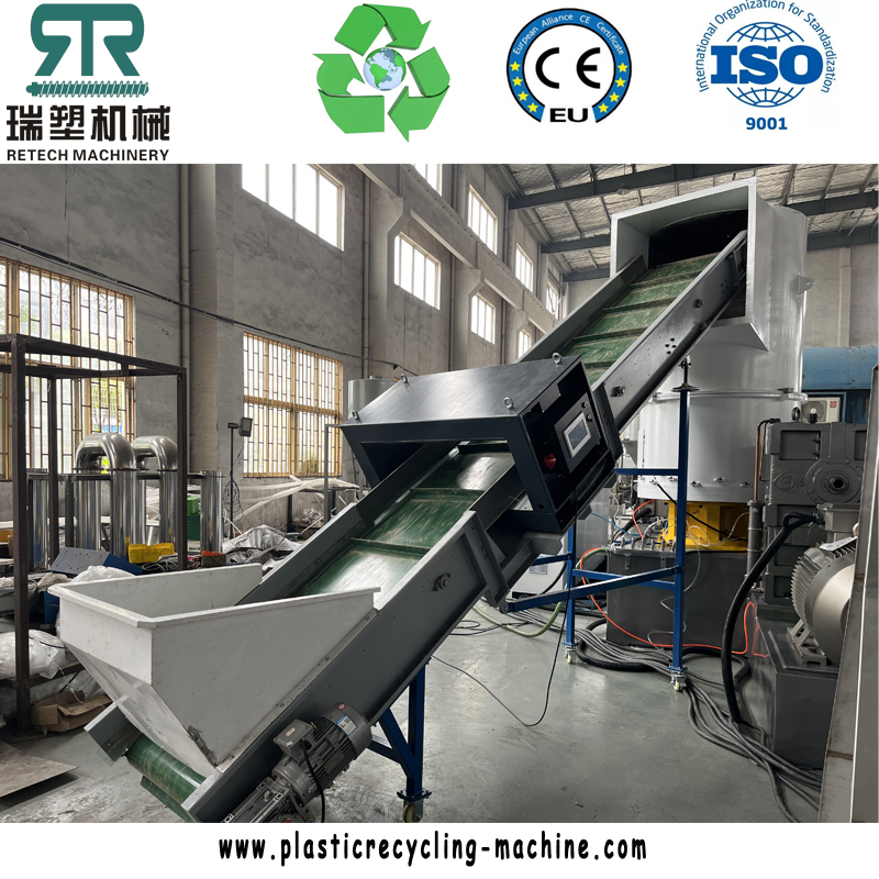 PP PE Plastic Laminated Multilayer Composite Film Recycling Pelletizing Granulating Line 