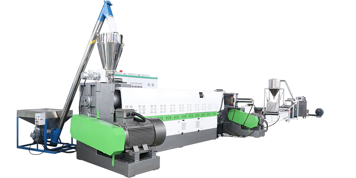 HDPE PP hard flakes pelletizing machine