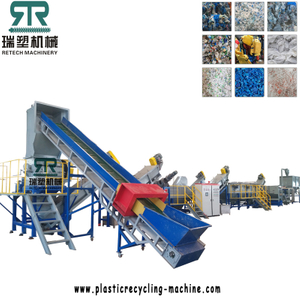 1000kg/hr PP jumbo bag/PP woven bag/cement bag washing machine recycling squeezing line
