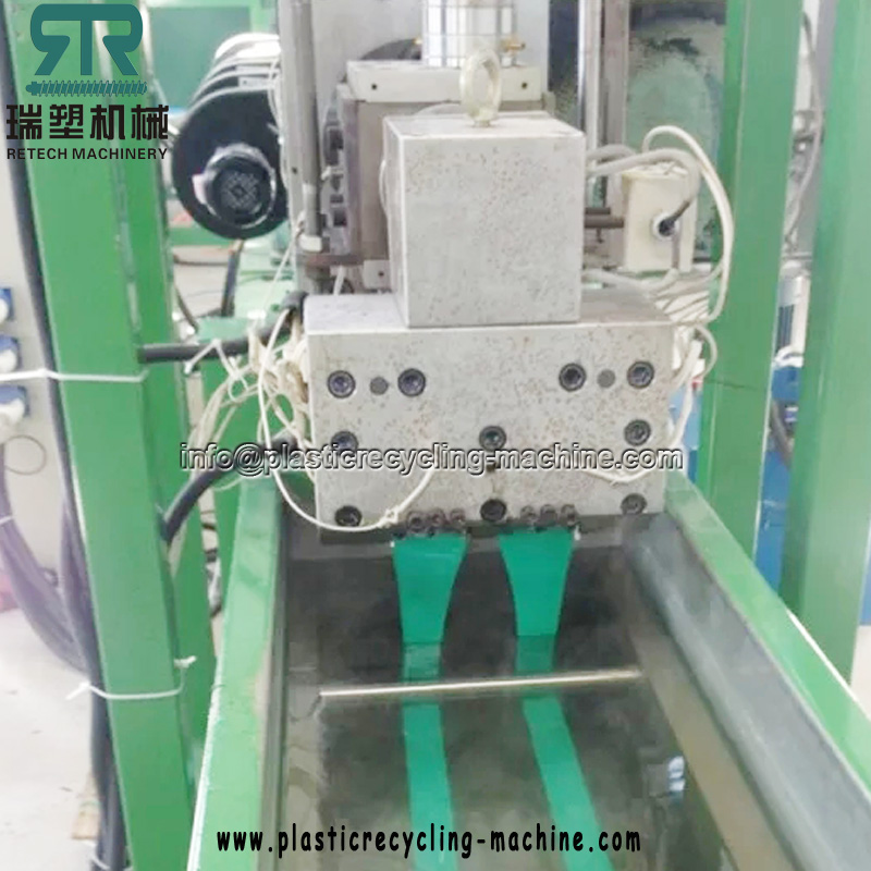 one mould two cavities PET strapping tape band belt making extrusion machine production line
