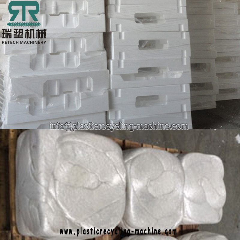 EPS EPP EPE XPS PUR EVA Polystyrene Foam Hot Melting Densifier Pressing ...